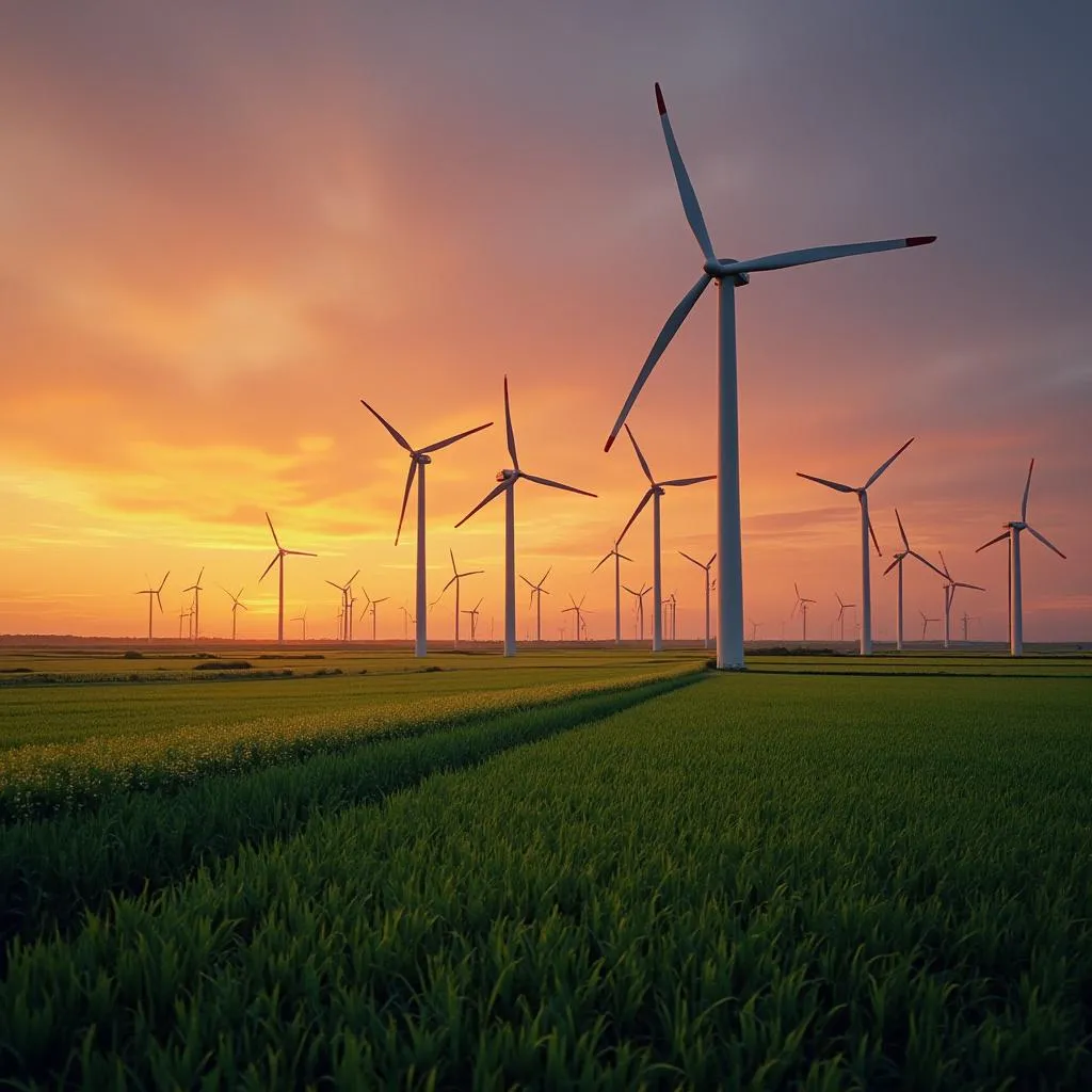 Turbinas eólicas da Energia Brasil em operação